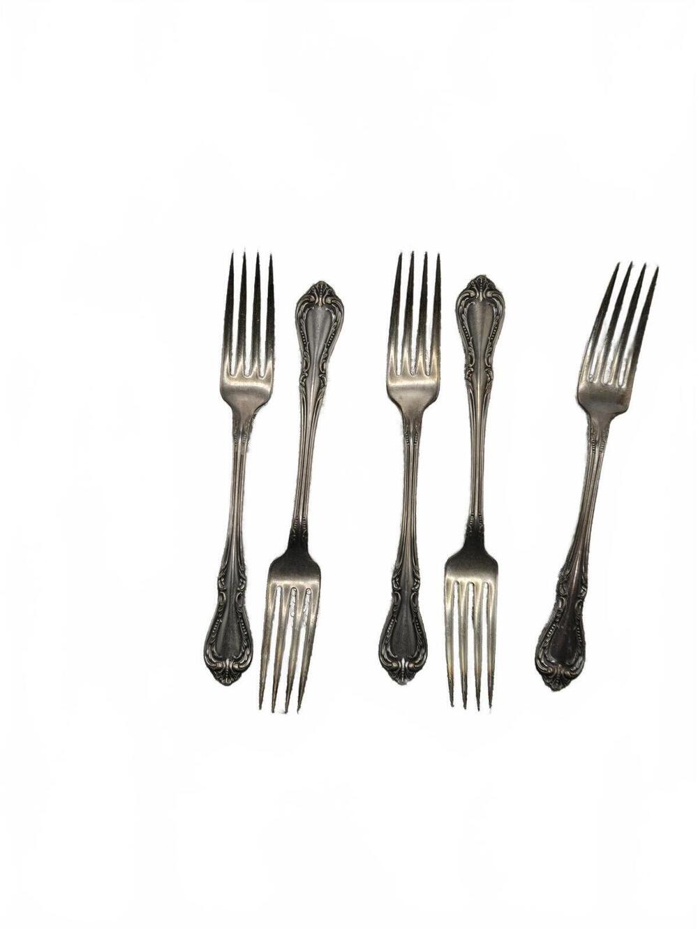 Wm A Rogers Oneida Silver Overlaid 21 Piece Chalice Harmony Flatware Set unused